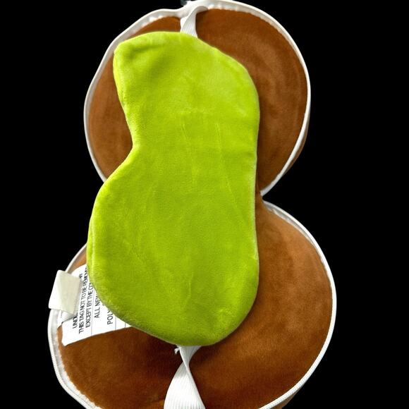 Sleepy Sloth Eye Mask Travel Pillow 2 in 1 Relaxeazzz Compact Zippered Clip On - Picture 7 of 10